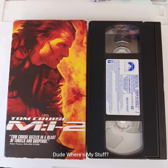 Mission Impossible 2 - Tom Cruise - PG-13 - 2000 VHS - Picture 1 of 2